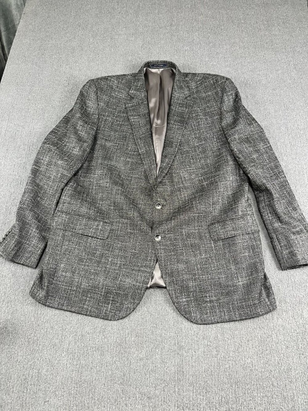 Cremieux Mens Gray Two-Button Blazer Sport Coat Size 50L